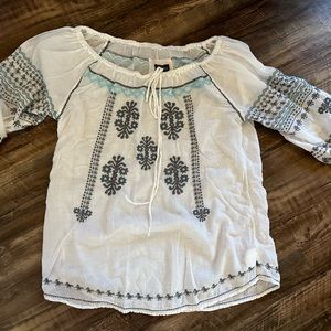 Medium Johnny Was biya peasant top